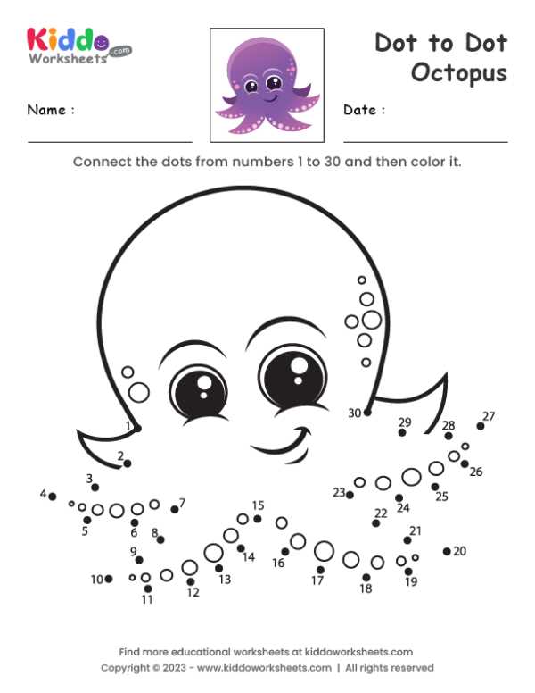 easy dot to dot worksheets