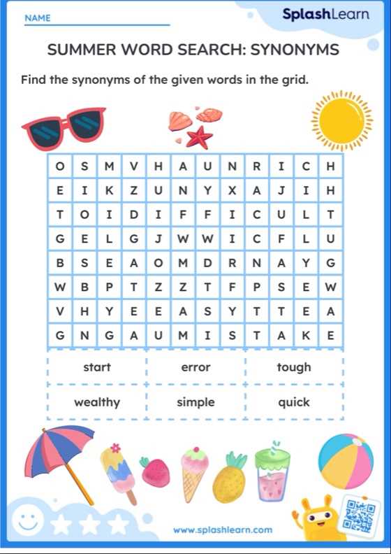 easy synonym worksheets easy synonym worksheets