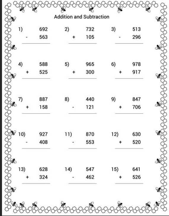 educational math worksheets