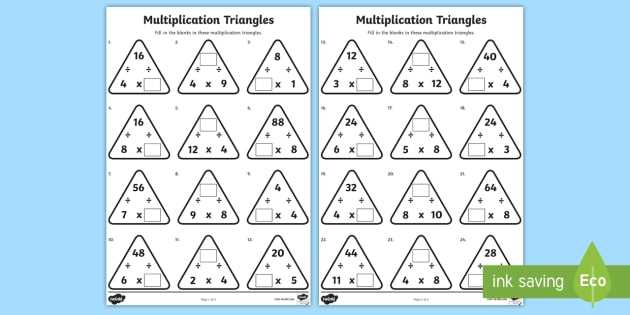 eight times table worksheet