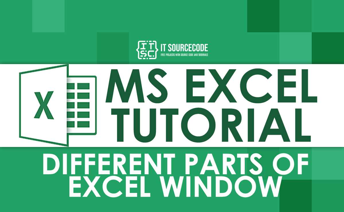 elements of excel worksheet