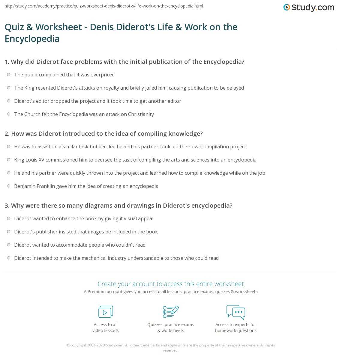 encyclopedia practice worksheet