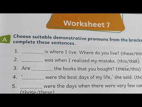 english grammar worksheet for class 5