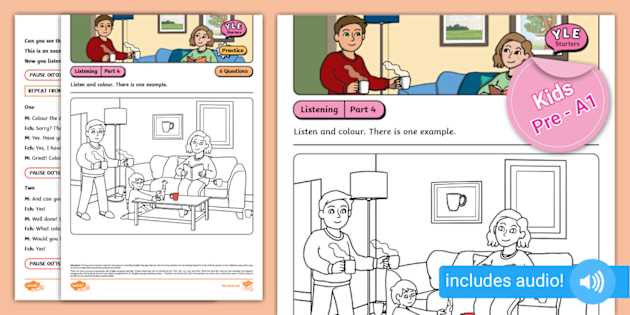 english listening worksheet
