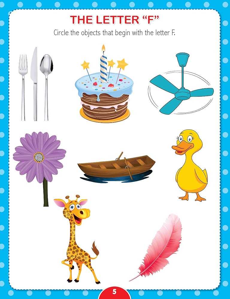 english worksheet kindergarten