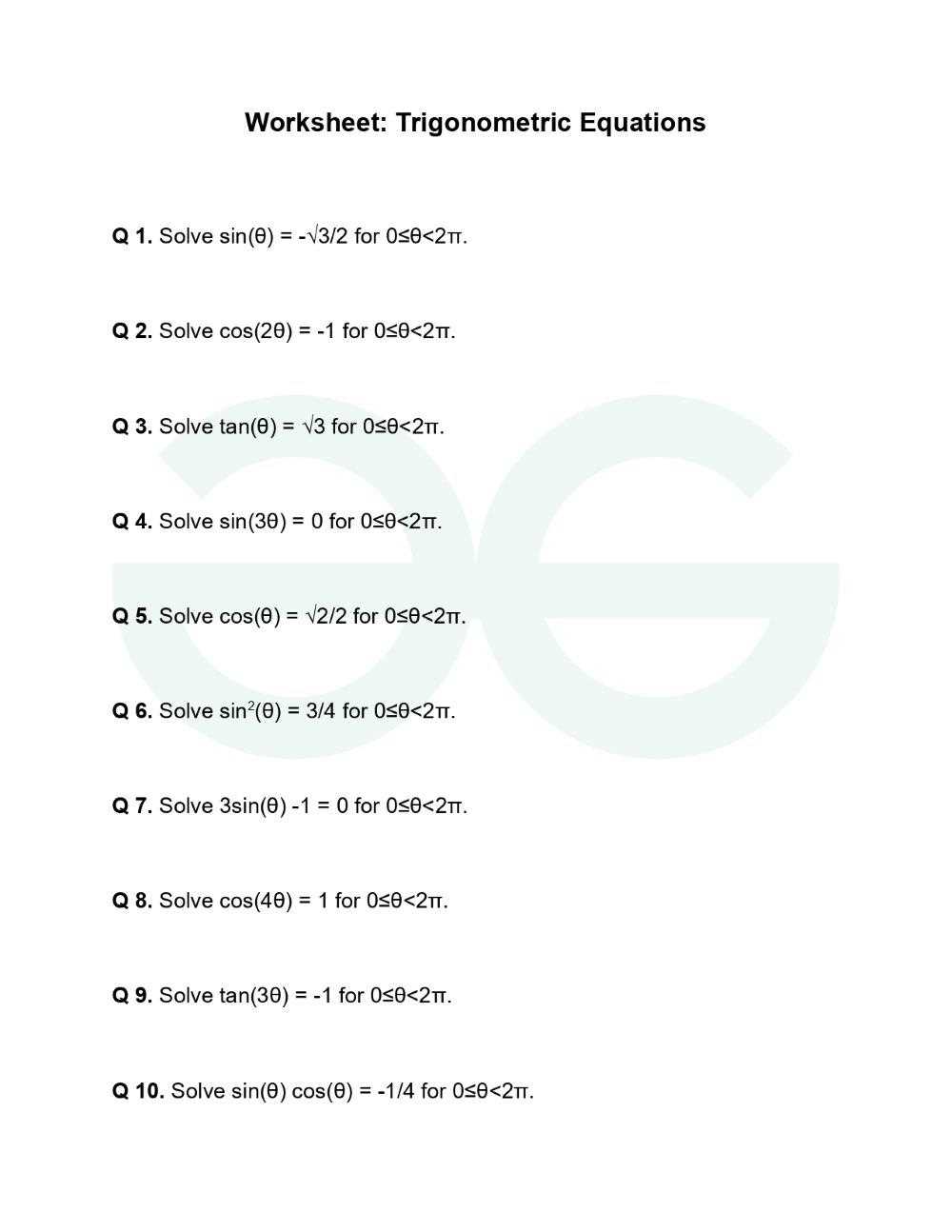 equations and identities worksheet