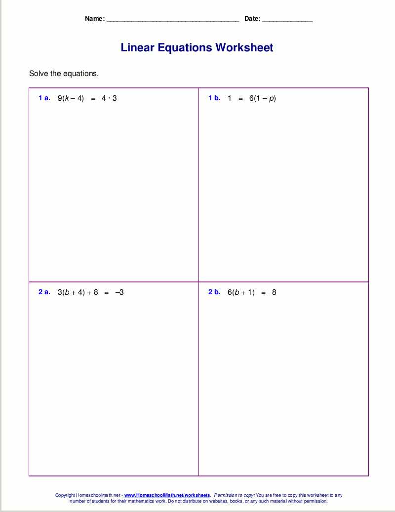 equations with the distributive property worksheet