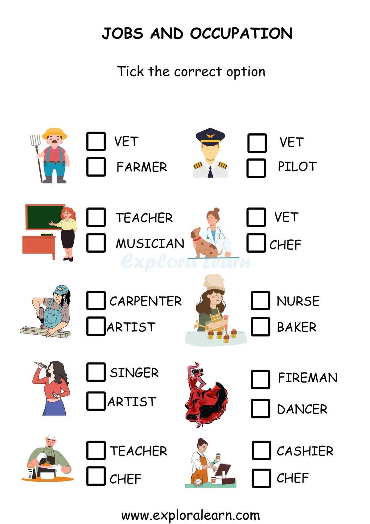esl community worksheets