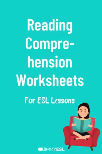 esl reading comprehension worksheets