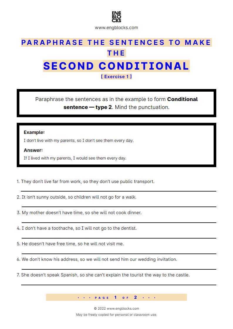 esl second conditional worksheets