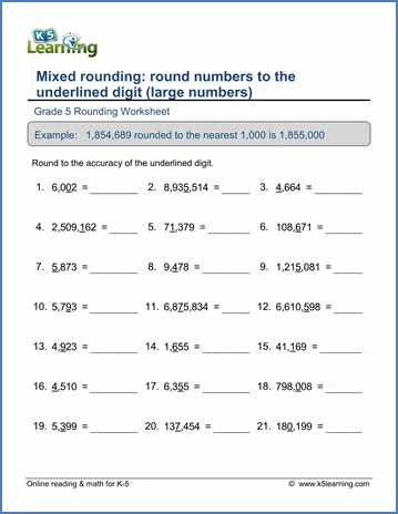 estimating large numbers worksheets