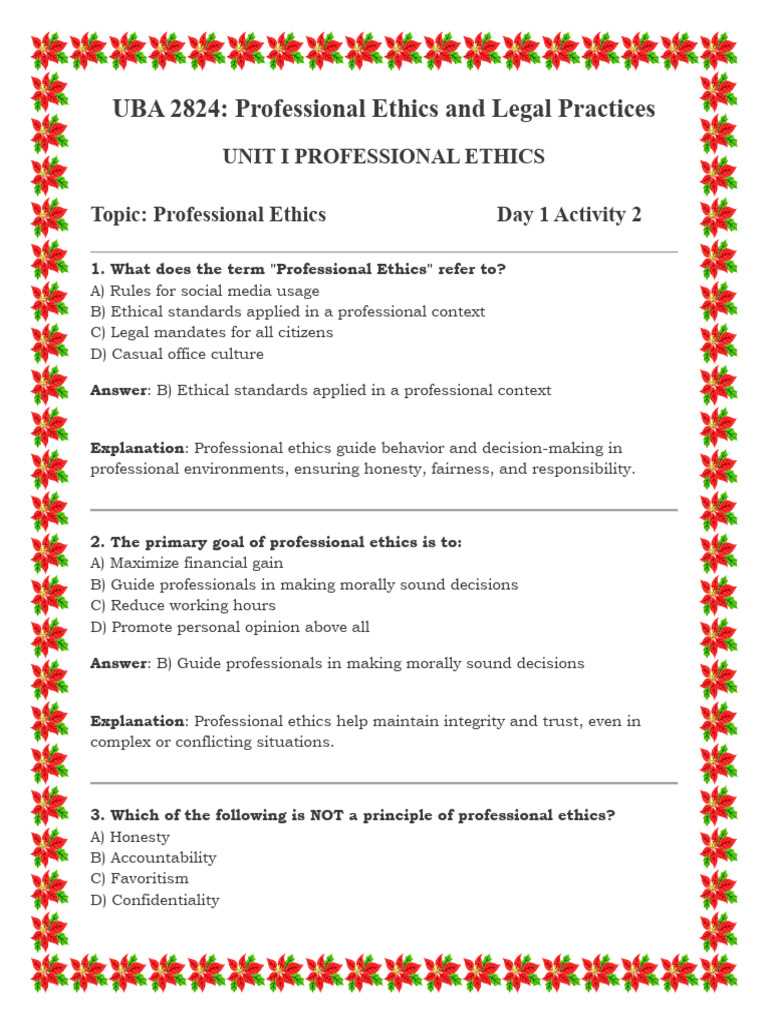ethical and professional standards worksheet ethical and professional standards worksheet