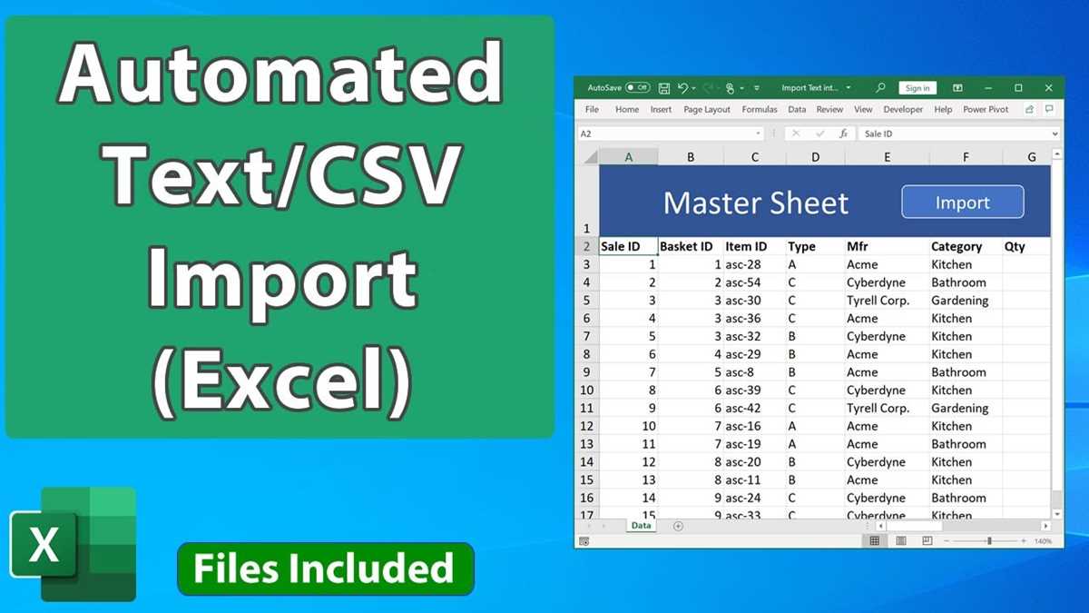 excel vba import csv file into worksheet