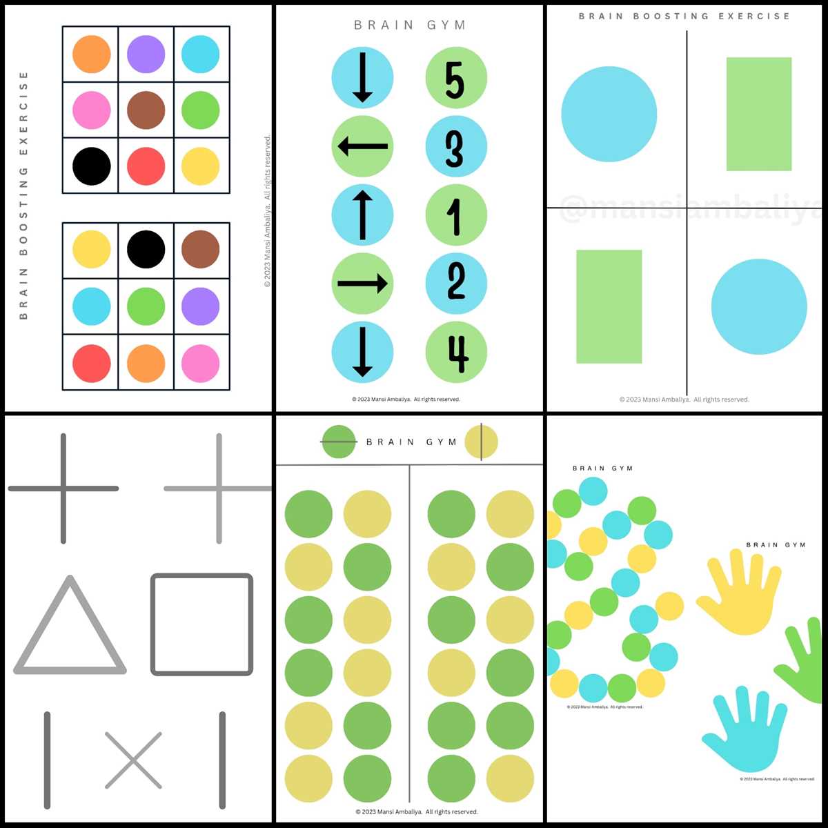 exercise worksheets for students
