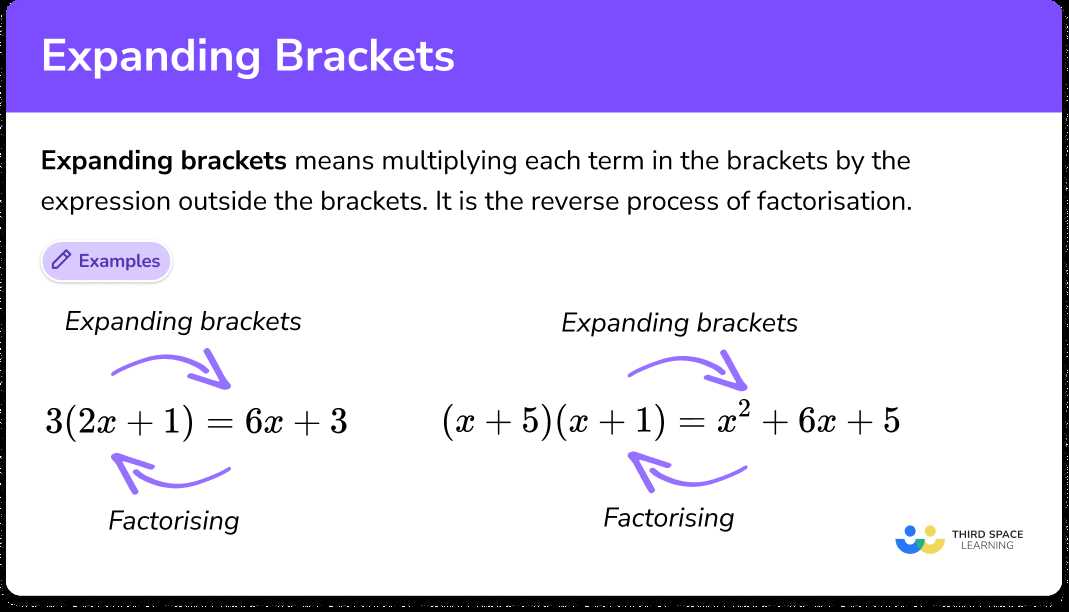 expand single brackets worksheet