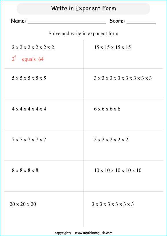 expanded form with powers of 10 worksheet