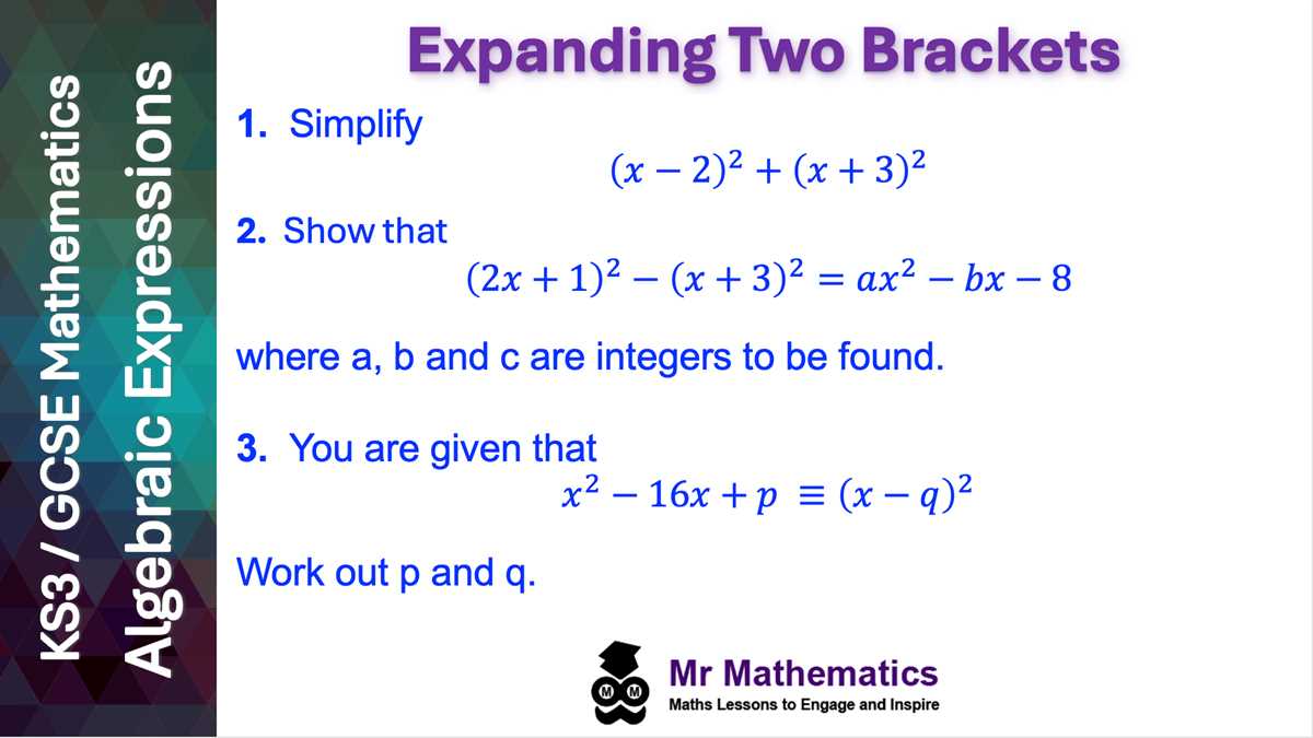 expanding and factoring algebraic expressions worksheets