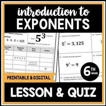 exponent rules review multiplication worksheet