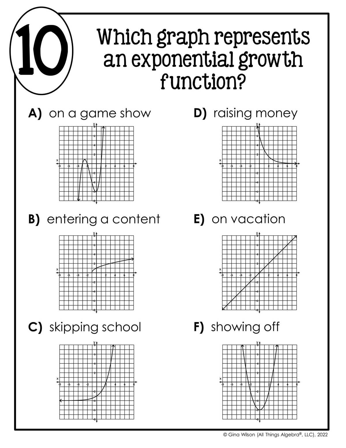 exponential growth and decay graph worksheet