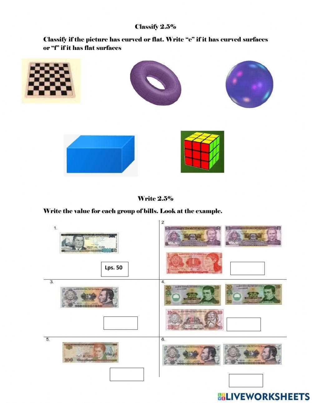f if 5 worksheet