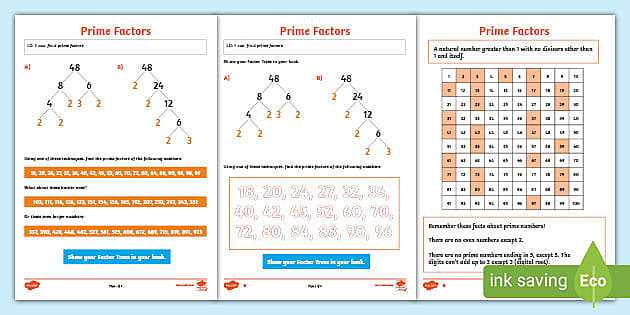factorisation of algebraic expressions class 7 worksheet