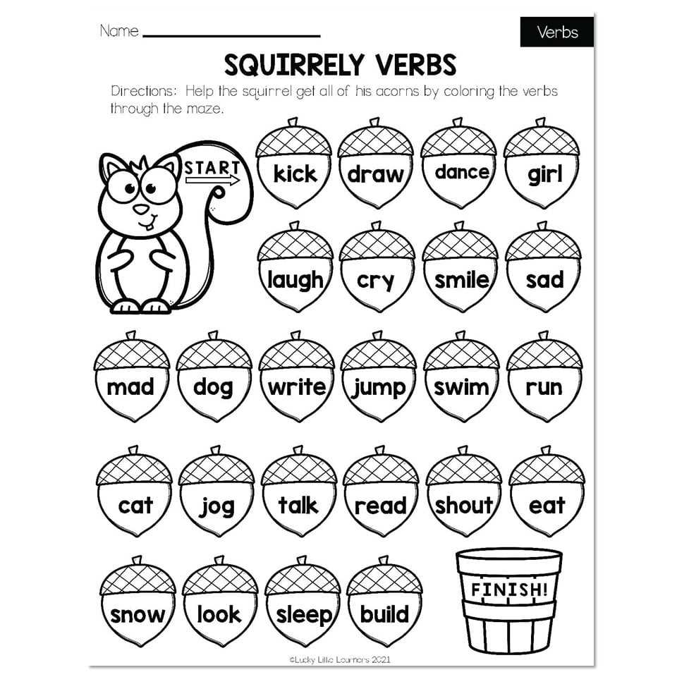 fall worksheets 2nd grade