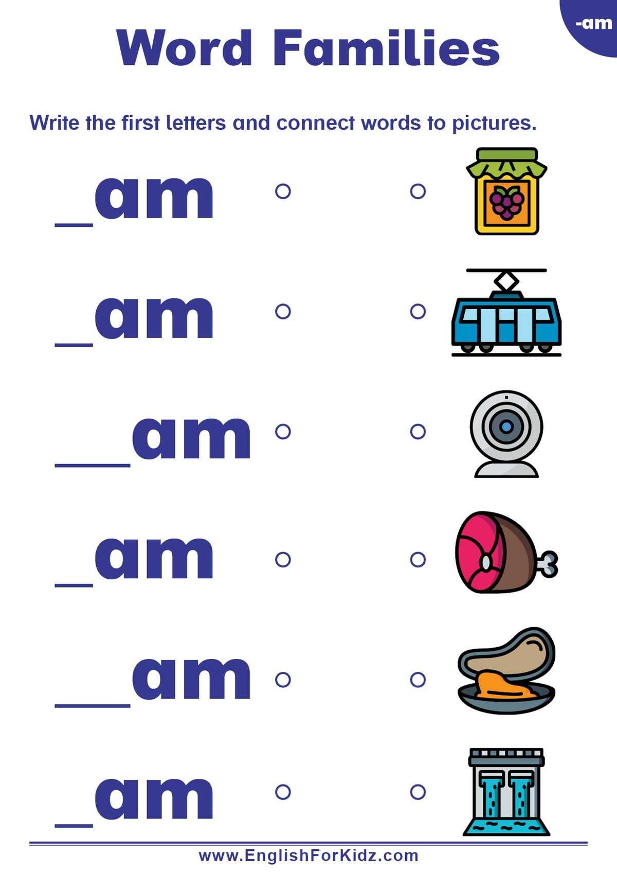 family worksheets for esl