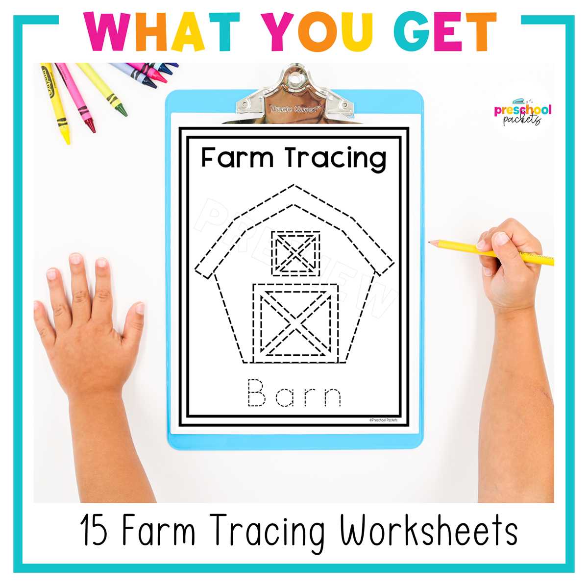 farm worksheets for preschool