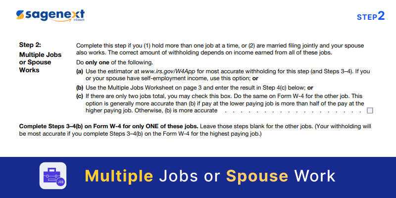 federal multiple jobs worksheet