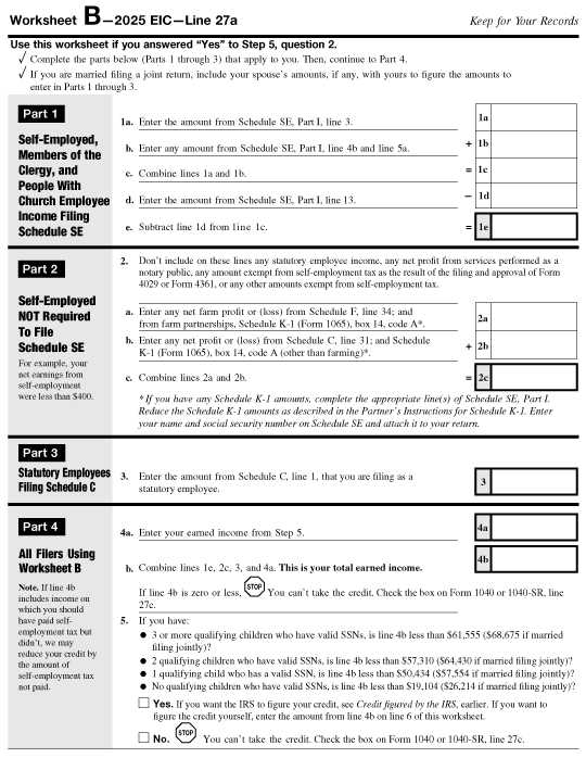 federal tax deduction worksheet
