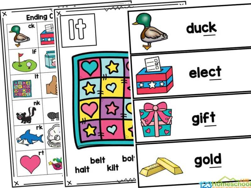 final consonant blend worksheet