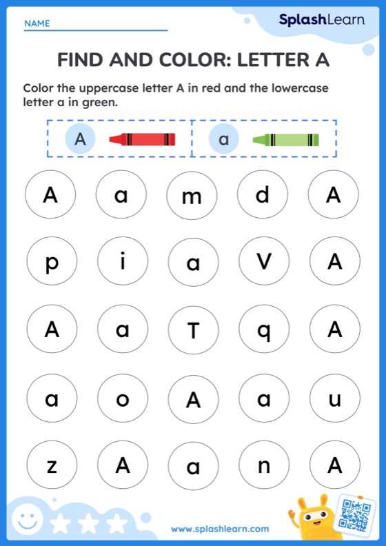 find the letter a worksheet find the letter a worksheet