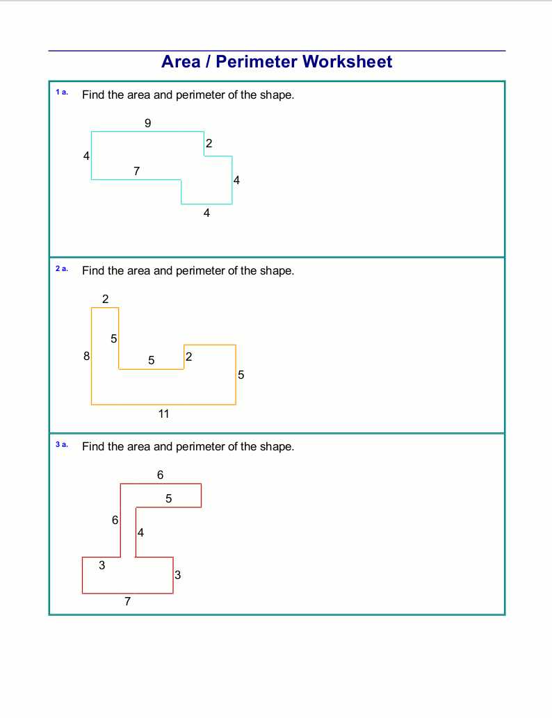 find the perimeter of square and rectangle worksheet