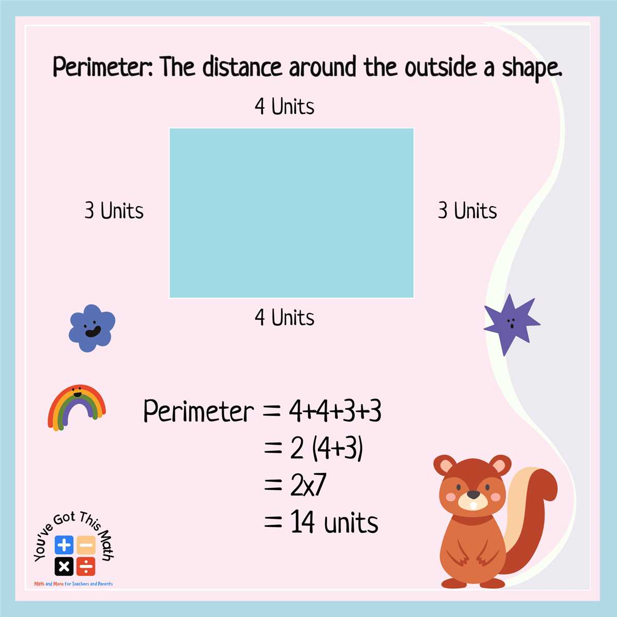 find unknown side length perimeter worksheet