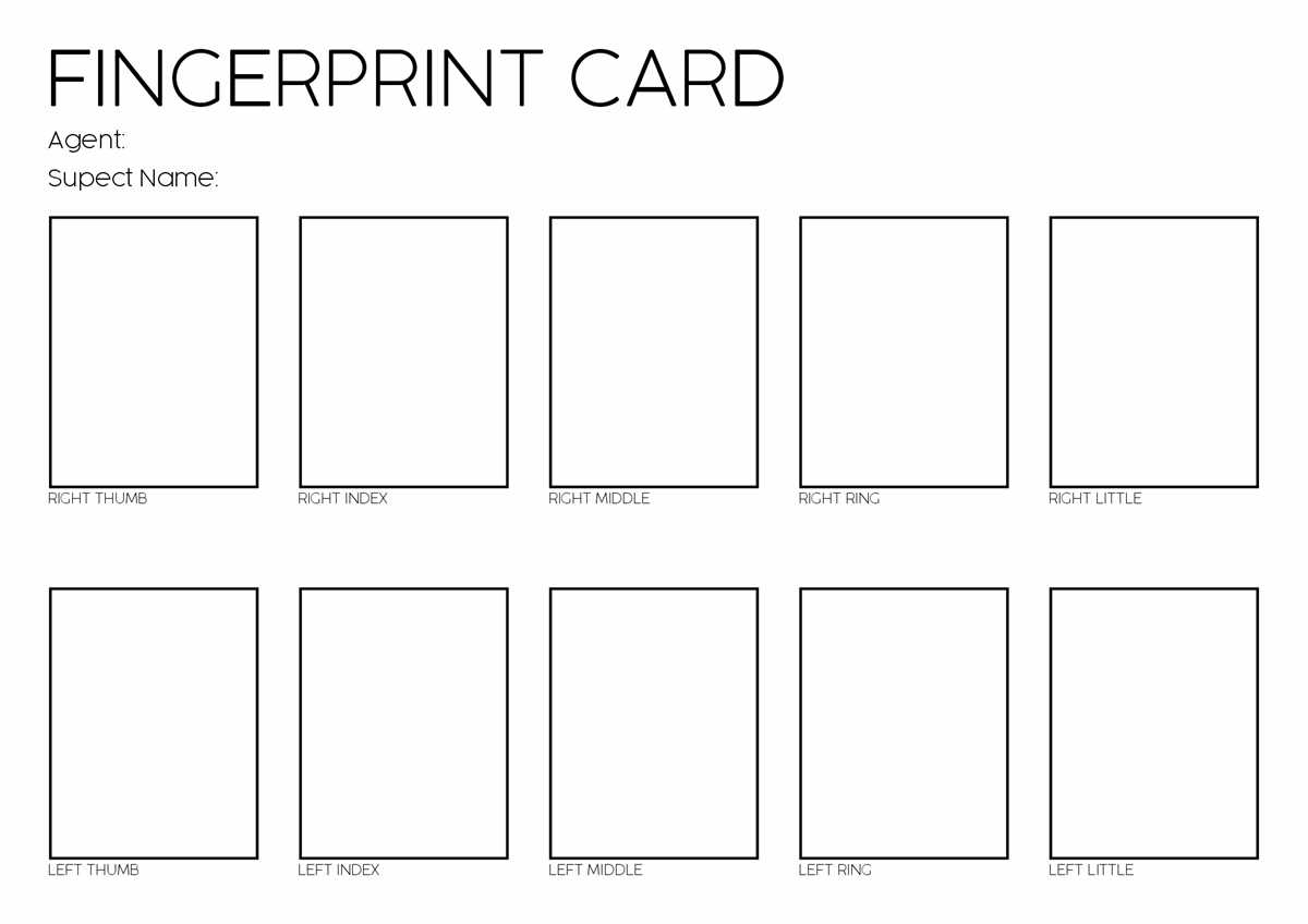 fingerprint identification simplified worksheet