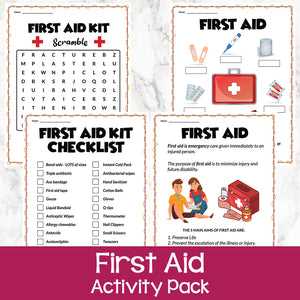 first aid box worksheet