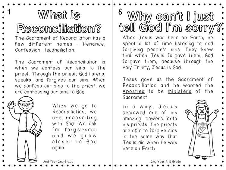first confession worksheet