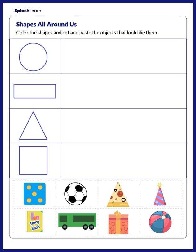 first grade shapes worksheet