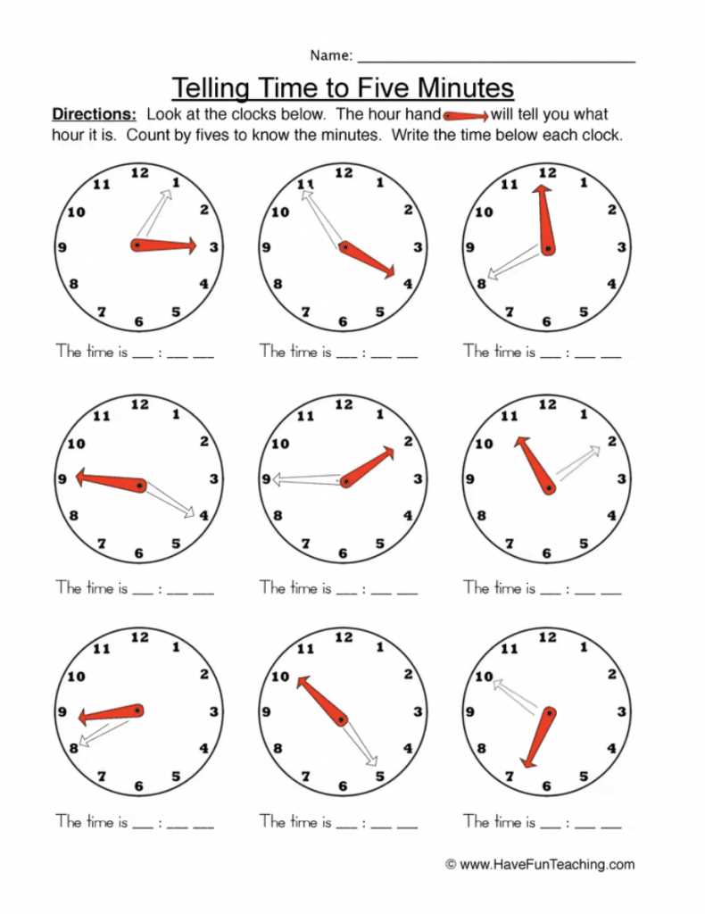 first grade time worksheets