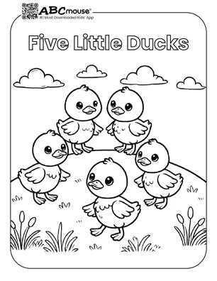 five little ducks printable worksheets five little ducks printable worksheets