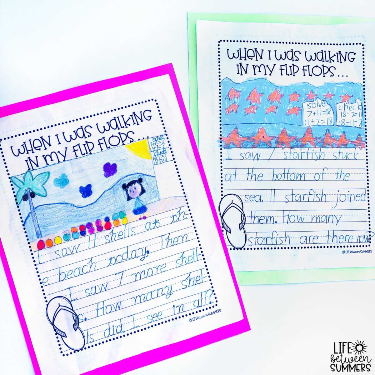 flip flop math worksheet