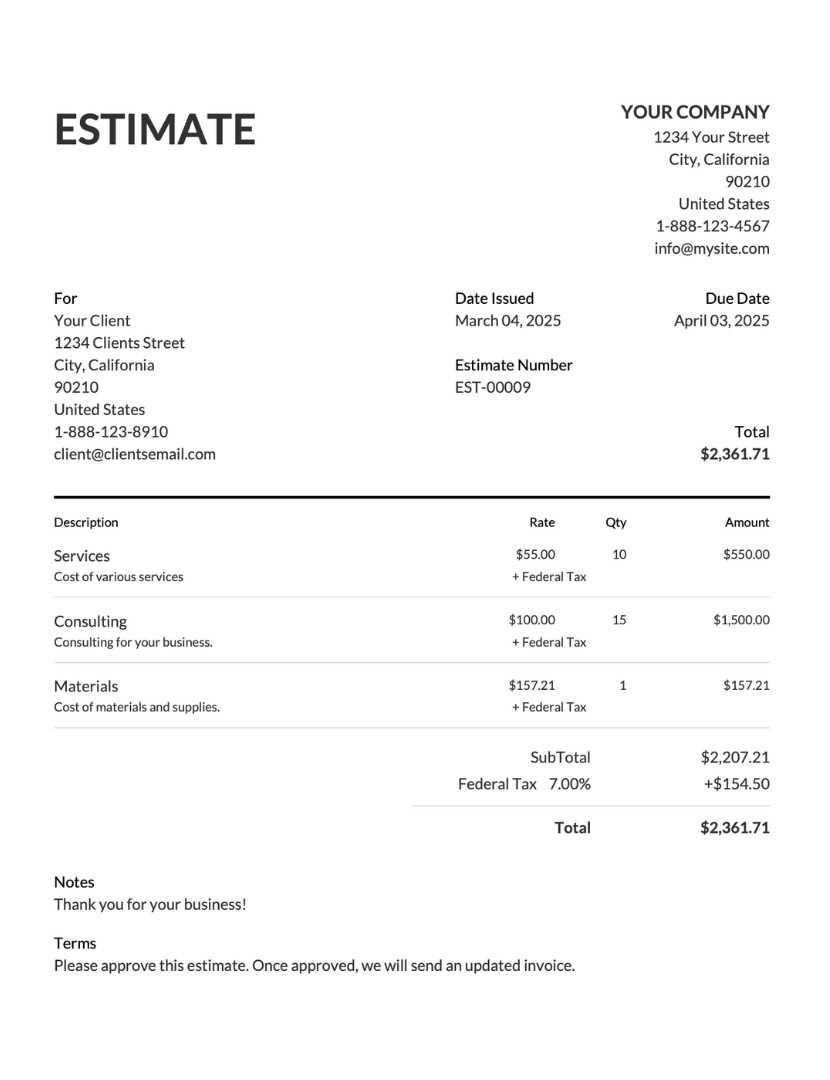 flooring estimate worksheet