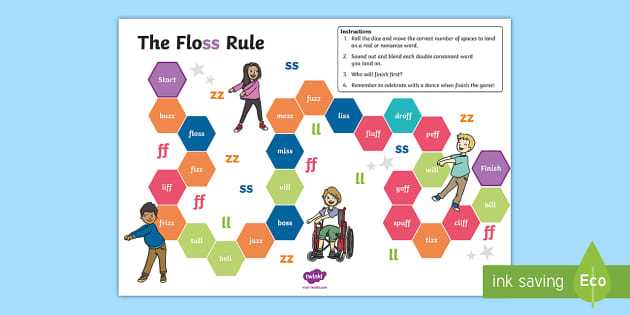 floss rule worksheets