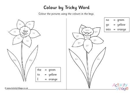 flower activity worksheet