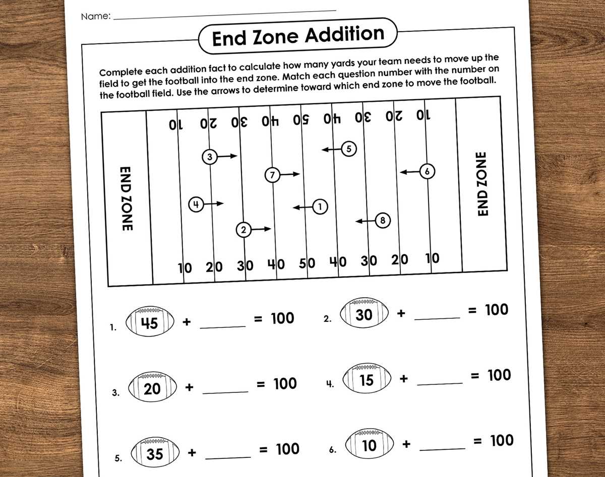 football worksheet