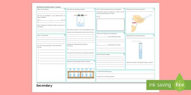 foundations of chemistry worksheet