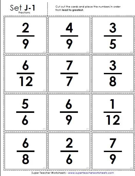 fractions practice worksheets