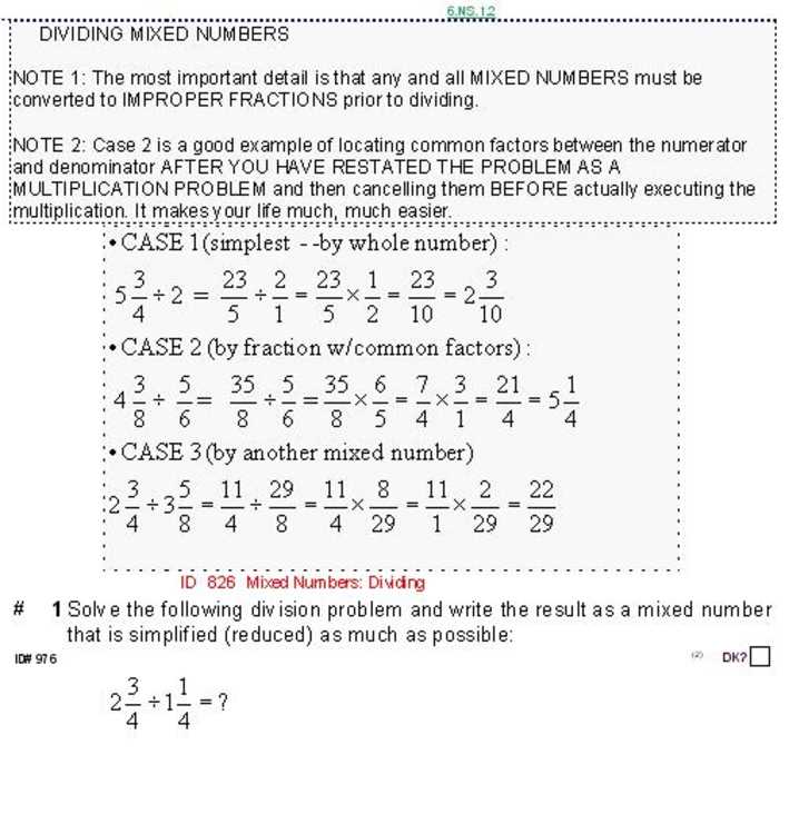 fractions worksheets grade 6
