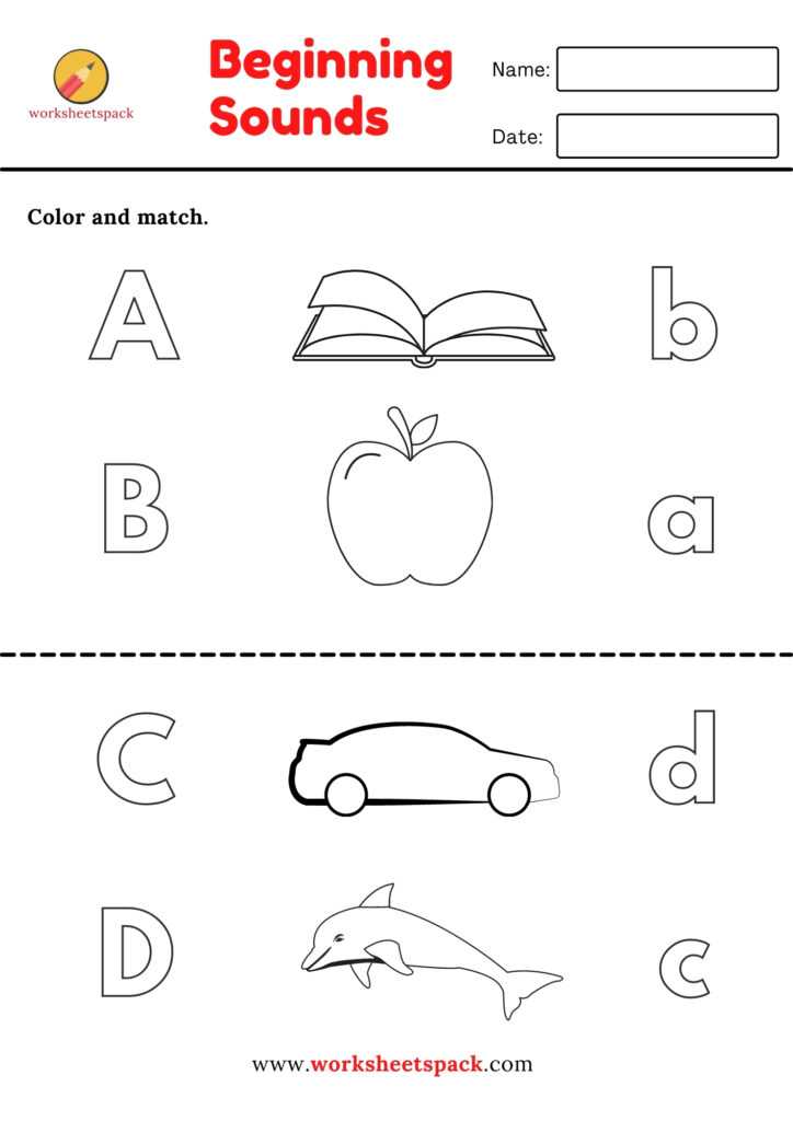 free beginning sounds worksheets