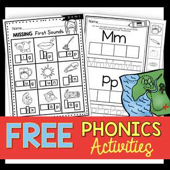 free beginning sounds worksheets